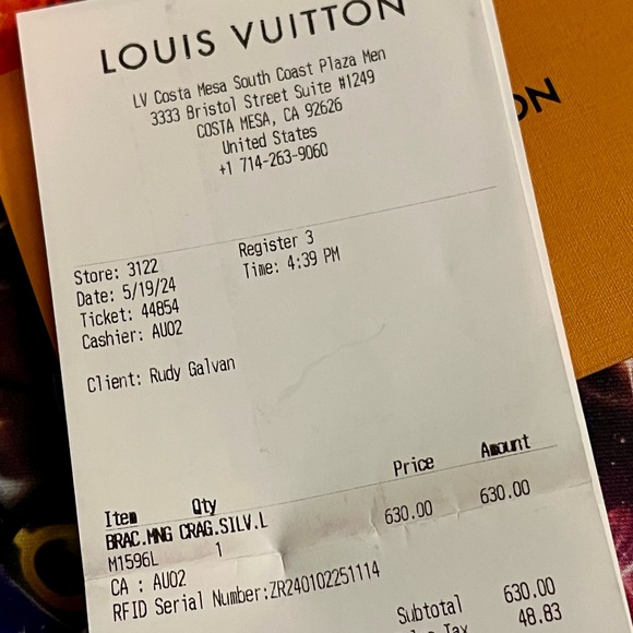 Louis Vuitton By Tyler, the Creator Monogram Craggy Bracelet - Picture 6 of 10